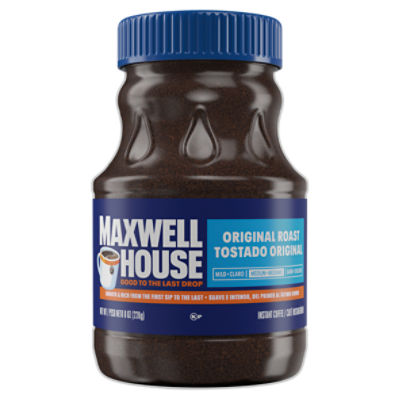 Maxwell House The Original Roast Instant Coffee, 8 oz Jar