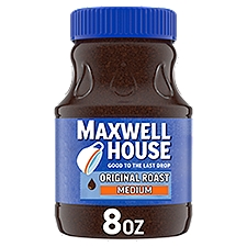 Maxwell House Original Roast Medium Instant Coffee, 8 oz, 8 Ounce
