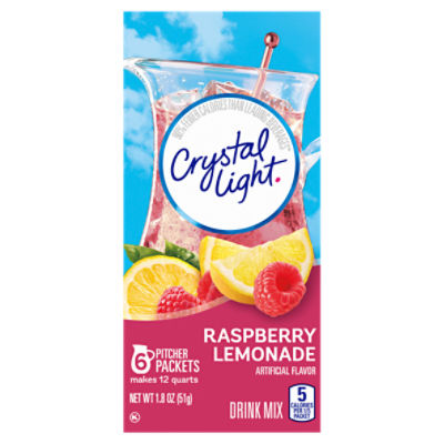 Crystal Light Raspberry Lemonade Artificially Flavored Powdered, Drink Mix