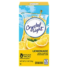 Crystal Light Lemonade Drink Mix, 4 count, 2.1 oz, 2.1 Ounce