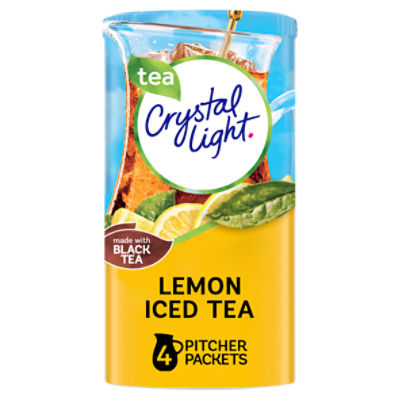 Crystal Light Lemon Iced Tea Drink Mix, 4 count, 0.96 oz