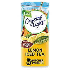 Crystal Light Lemon Iced Tea Drink Mix, 6 count, 1.4 oz, 1.4 Ounce
