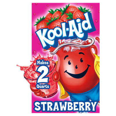 Kool-Aid Strawberry Unsweetened Drink Mix, 0.14 oz