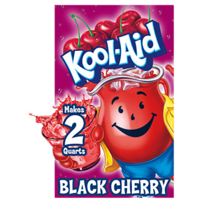 Kool-Aid Black Cherry Unsweetened Drink Mix, 0.13 oz