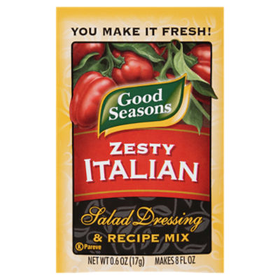 Good Seasons Zesty Italian Salad Dressing & Recipe Mix, 0.6 oz
