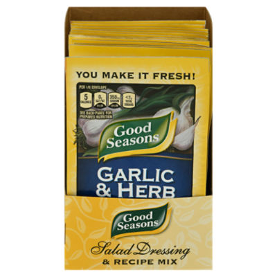 Good Seasons Garlic & Herb Dressing & Recipe Mix, 0.75 oz