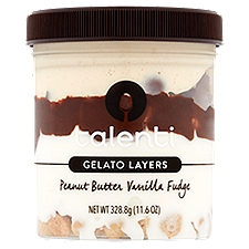 Talenti Gelato Layers, Peanut Butter Vanilla Fudge, 11.6 Ounce