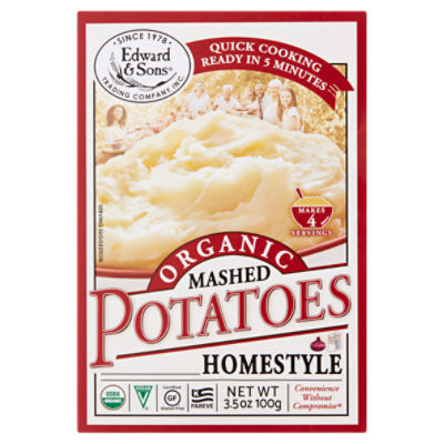 Edward & Sons Organic Homestyle Mashed Potatoes, 3.5 oz