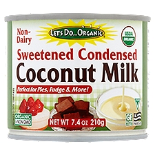 Let's Do...Organic Sweetened Condensed Coconut Milk, 7.4 oz, 7.4 Fluid ounce