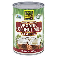Native Forest Classic Unsweetened Organic Coconut Milk, 13.5 fl oz