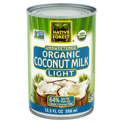 Native Forest Unsweetened Light Organic, Coconut Milk