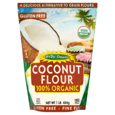 Let's 100 Organic Coconut Flour, 1 lb Fairway