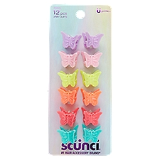 scünci Jaw Clips, 12 count