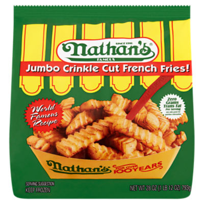 Red Battered Jumbo Crinkle Cut Fries