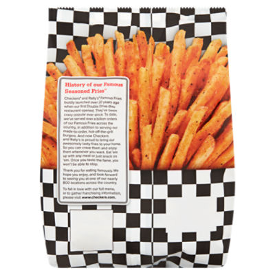 Checkers Rally's Famous Seasoned Fries, 28 oz (Frozen) 