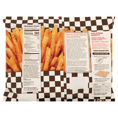 Checkers Rally's Famous Seasoned Fries, 48 Oz (Frozen