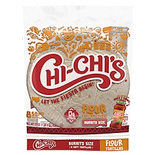 Chi-Chi's Flour Burrito Style Tortillas - 8 ct, 17 Ounce