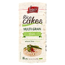 Lieber's Rice Cakes, Multi Grain Thin, 3.1 Ounce