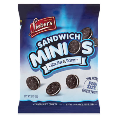 Lieber's Sandwich Minios Cookies, 2 oz