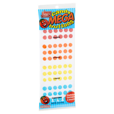 Lieber's Candy Buttons - Mega, 2 oz