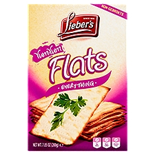 Lieber's Passover Flat Crackers (Everything), 5.3 oz