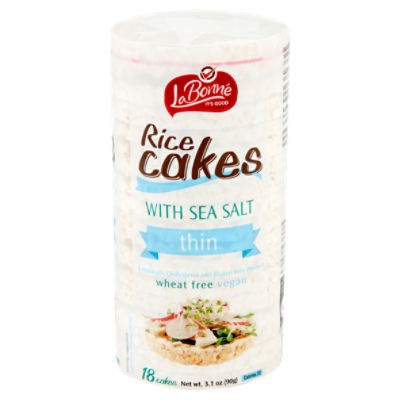 LaBonné Thin Rice Cakes with Sea Salt, 18 count, 3.1 oz - ShopRite