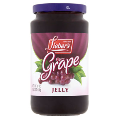 Lieber's Grape Jelly, 18 oz