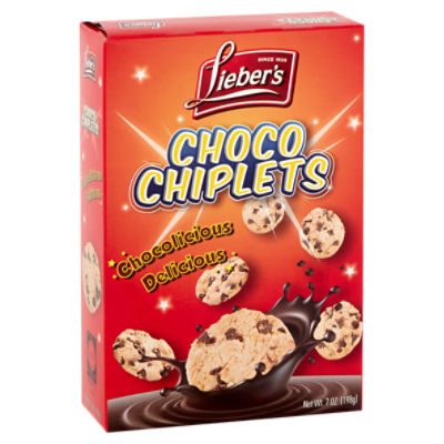 Lieber's Choco Chiplets, 7 oz