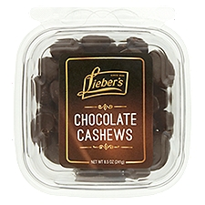 Lieber's Chocolate Cashews, 8.5 oz