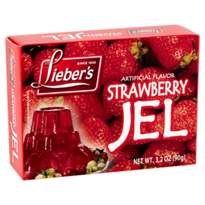 Lieber's Strawberry Jel, 3.2 oz