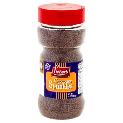 Lieber's Chocolate Sprinkles, 10 oz 