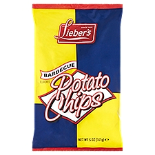 Lieber's Barbecue Flavored Potato Chips, 5 oz