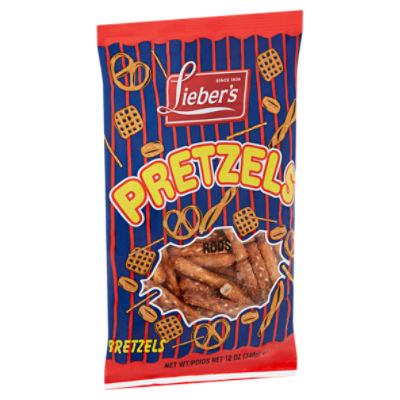 Lieber's Rods Pretzels, 12 oz