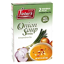 Lieber's Onion Soup Mix & Instant Onion Dip, 2 count, 2 3/4 oz