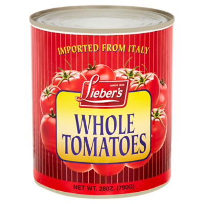 Lieber's Whole Tomatoes, 28 oz