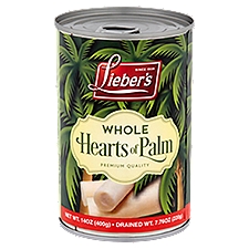 Lieber's Whole Hearts of Palm, 14 oz