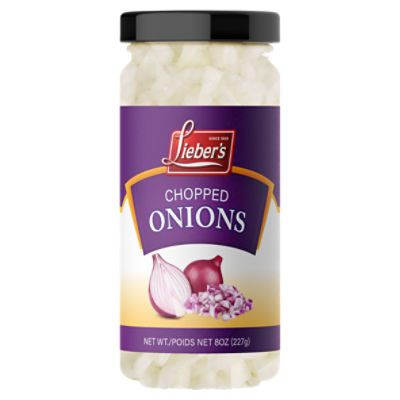 Lieber's Chopped Onions, 8 ounce