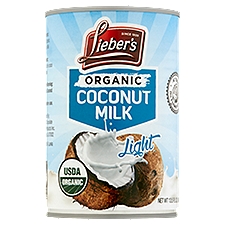 Lieber's Organic Light Coconut Milk, 13.5 oz