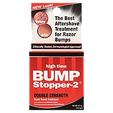 Bump Stopper-2 High Time Double Strength Razor Bump Treatment, 0.5 oz