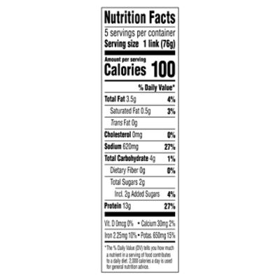 Lightlife Smart Dogs Jumbo Plant-Based Hot Dogs, 5 count, 13.5 oz