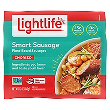 Lightlife Smart Sausage Chorizo Plant-Based Sausages, 12 oz, 12 Ounce