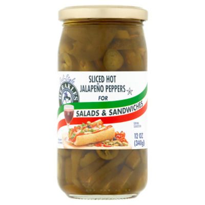 Herakles Deli-Style Sliced Hot Jalapeno Peppers, 12 fl oz, 12 Fluid ounce