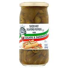 Herakles Deli-Style Sliced Hot, Jalapeno Peppers, 12 Fluid ounce