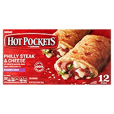 Hot Pockets Philly Steak & Cheese Seasoned Crust Sandwiches, 12 count, 54 oz
