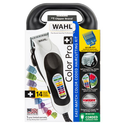 Wahl Color Pro PLUS Easy-Match Color Coded Haircutting Kit