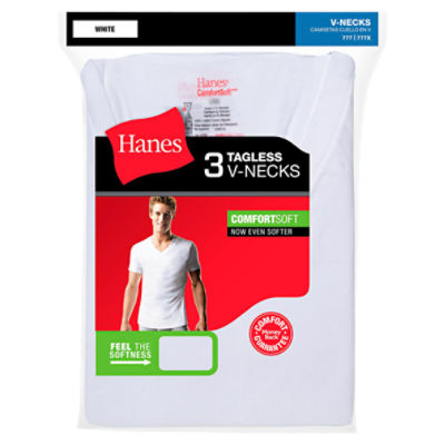 hanes comfortsoft white t shirts