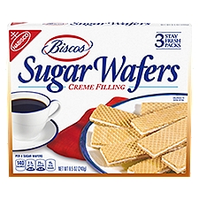 Nabisco Biscos Creme Filling Sugar Wafers, 3 count, 8.5 oz