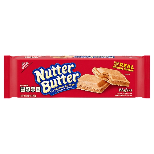 Nabisco Nutter Butter Crispy Wafers with Peanut Butter Creme, 10.5 oz