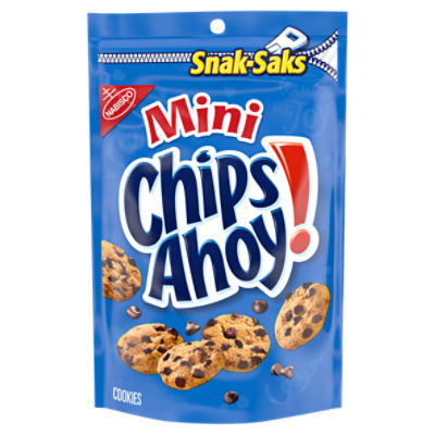 CHIPS AHOY! Mini Original Chocolate Chip Cookies, 8 oz Snak-Sak