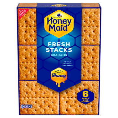 Honey Maid Fresh Stacks Graham Crackers, 12.2 oz (6 Stacks), 12.2 Ounce